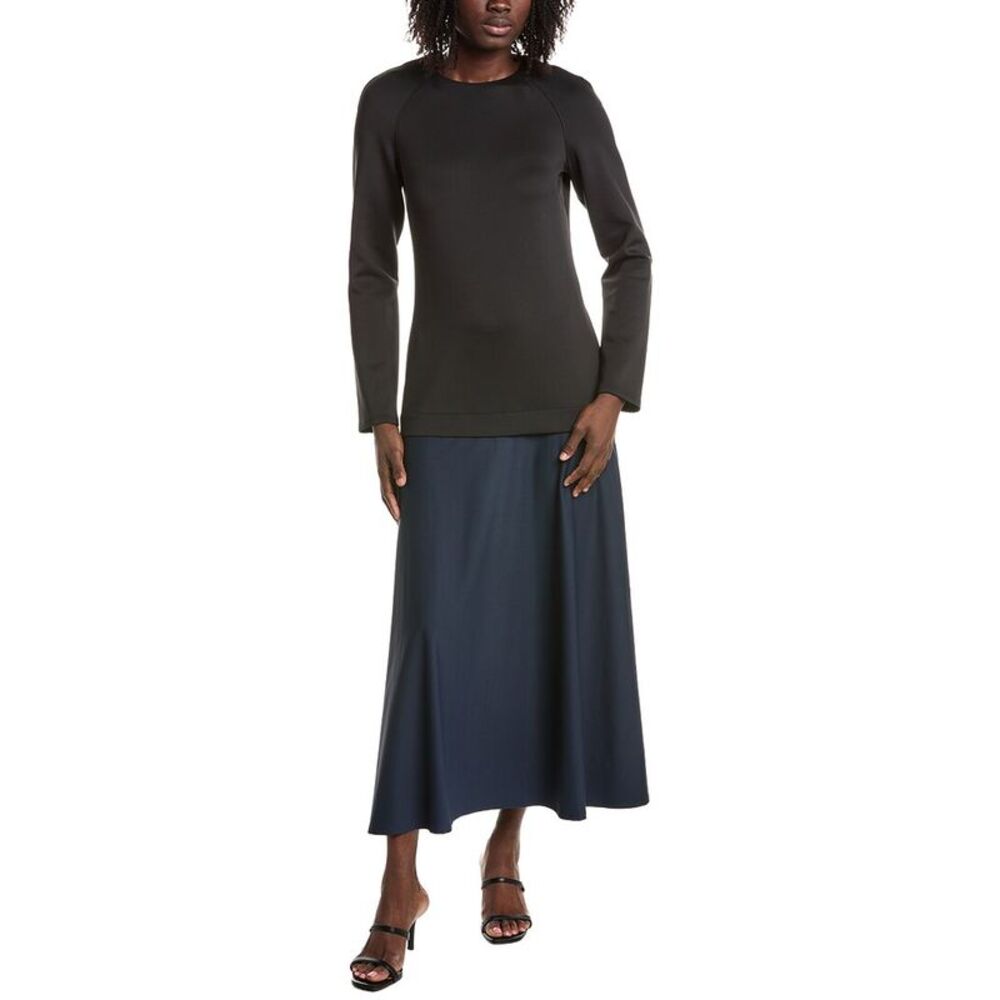 Max Mara Womens Mm By  Zadar Jersey Dress, Black